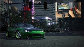 NFS Underground |Mitsubishi Eclipse | Sprint Gameplay|Logitech Formula Force Ex