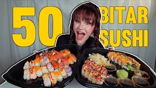 50 BITAR SUSHI CHALLENGE (för fjärde gången)