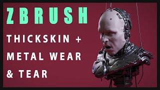 ZBrush Quick Tips: THICKSKIN + METAL WEAR & TEAR!!!