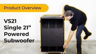 BASSBOSS | VS21 Single 21" Powered Subwoofer Discussion with David Lee