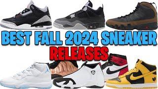 BEST FALL 2024 SNEAKER RELEASES (BEST FALL SNEAKERS FROM AIR JORDAN + NIKE RELEASE DATES) 