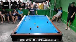 EFREN REYES  RANDY  CUAYSON PAREHAS RACE 20