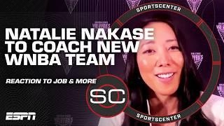 Natalie Nakase REACTS to being named Golden State Valkyries head coach | SportsCenter