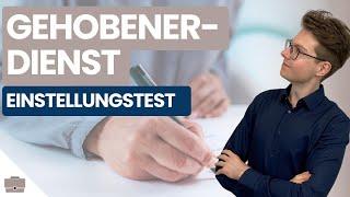 Gehobener Dienst Einstellungstest | Wir üben Testfragen | Einfach erklärt von Plakos