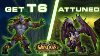 Tier 6 Attunement Guide // Get attuned at your OWN pace in TBC Classic