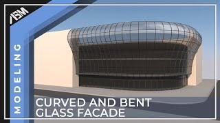 How to model a curved & bent glass facade in Archicad