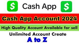 How to create cash app account in 2024 || cash app account create method || cash app bitcoin