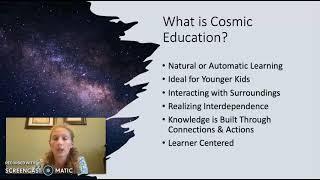 Maria Montessori: Cosmic Education