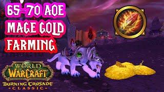 TBC CLASSIC - 65-70 AOE Mage Leveling/Gold Farming Guide