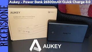 RECENSIONE - Power Bank Aukey PB-Y3 da 26500 mAh con Quick Charge 3.0