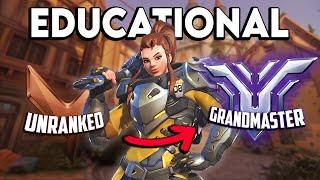 EDUCATIONAL Brig Unranked to GM (81% WINRATE) | (Brig ONLY GAMEPLAY) The movie | Overwatch 2