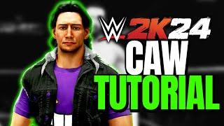 How to Make Your Perfect CAW- WWE 2k Create a Wrestler Tutorial