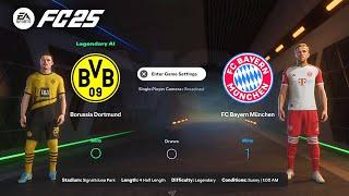 EA Sports FC 25 - Bayern Munich vs Dortmund | GAMEPLAY (PS5, Xbox Series X)