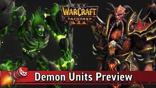 Warcraft III Reforged: Demon Units Preview