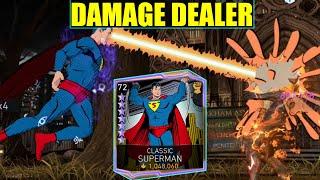 Maxed Out Classic Superman Damage Dealer Testing Injustice 2 Mobile