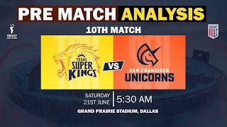 MLC 2025: TSK vs SFU Dream11 Team | TSK vs SFU 10th Match Prediction