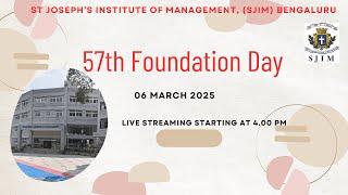 St. Joseph's Institute of Management, Bengaluru I 57th Foundation Day I 06 March 2025 I SJIM