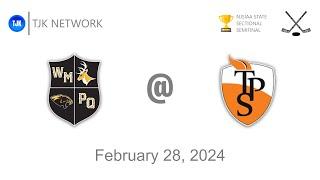 TJK NETWORK PRESENTS: Ice Hockey - WMPQ @ Tenafly Official State Sectional Semifinal Game Broadcast