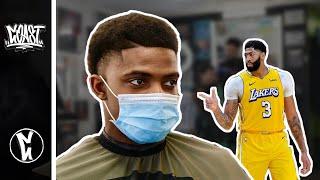 How to: High Taper Small Fro (Barber Tutorial) // Anthony Davis Haircut