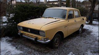 Starting 1978 Moskvich 2140 After 20 Years + Test Drive