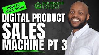 How To Build a Passive Income Machine | Live Sales Funnel Build For Digital Product Profits pt 3