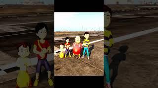 GTA V: Little Singham vs. Cartoon Heroes – Who Will Win? #shorts