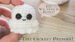 Howl the littlest ghost | FREE Crochet Pattern | No Sew | Halloween Amigurumi