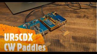 The UR5CDX Ukrainian CW Paddles