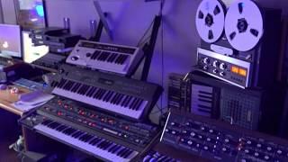 Die Läufer Paul und Sven Live jam  analoge Vintage Synthesizer  Drum Machines