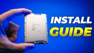 The MOST UNUSUAL processor! | 4th Gen Xeon [LGA 4677] CPU Install Tutorial