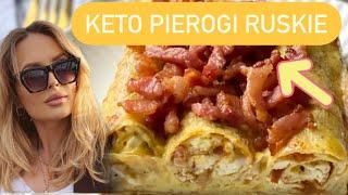 KETO PIEROGI RUSKIE zapiekanka pierogowa @babanaketo 