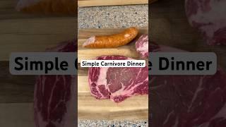 Simple Carnivore Dinner #carnivorediet