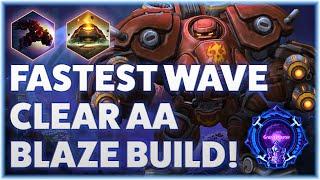 Blaze Bunker - FASTEST WAVECLEAR AA BLAZE BUILD! - Grandmaster Storm League