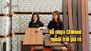 Gỗ nhựa EXWood ngoài trời giá rẻ #khosango  #exwood