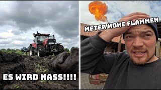 Trecker steht in Flammen‼️ | Materialschlacht auf den letzten Hektars | Farmvlog #125