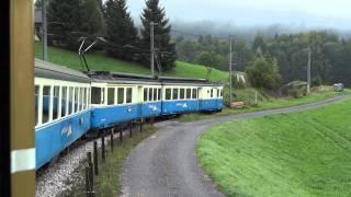 Ride in train to Zweisimmen