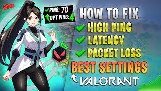 FIX ALL NETWORK ISSUES IN VALORANT! - Best Network Settings & Tweaks in 2024 