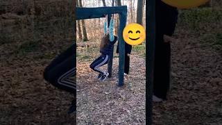 first time on the stick  #lifestyle #body #2025 #park #exercise