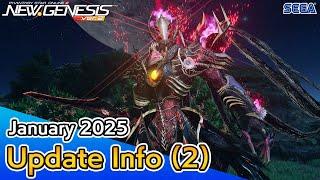 PSO2 NEW GENESIS January 2025 Update Information 2