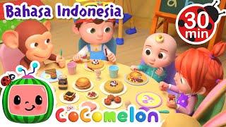 Lagu Sarapan Bersama | CoComelon | Kartun dan Lagu Anak | Moonbug Kids Indonesia | Nursery Rhymes