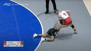 157lbs Rafael Hipolito Jr (Virginia Tech) vs Ed Scott (NC State)