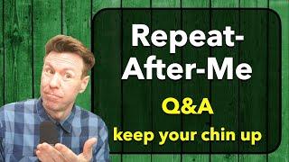 Repeat-After-Me English Speaking Practice Questions and Answers