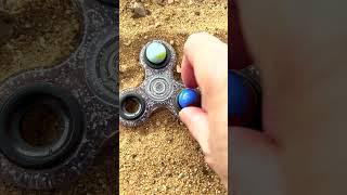 5 second marble timer FIDGET SPINNER #satisfying