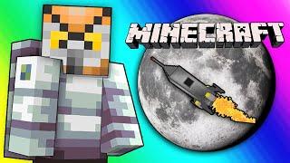 Minecraft Funny Moments - Landing On The Moon! (Ad Astra Mod)