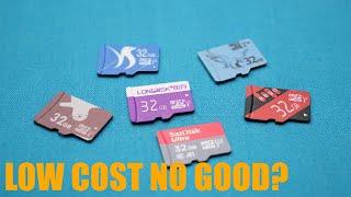 Testing Low Cost Amazon Micro SD Cards