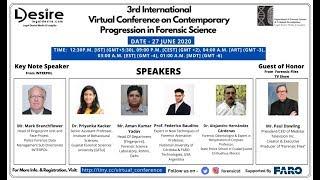 Session 1: 3rd International Virtual Conference on Contemporary Progression in Forensic Science