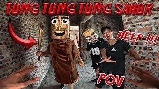 TUNG TUNG TUNG SAHUR in REAL LIFE ESCAPING 6.0 l Horror Parkour POV Chase