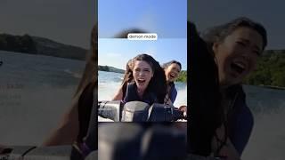 Katchi goes demon mode on a jet ski