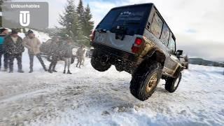 Full Power Winter Hill Climb  Top Off Road Romania️