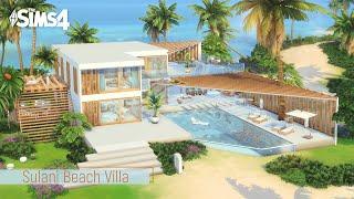 Sulani Beach Villa │ No CC│Sims 4 Stop Motion Build